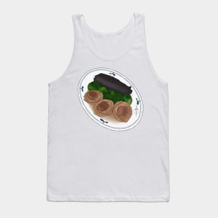 Braised Abalone food art Tank Top